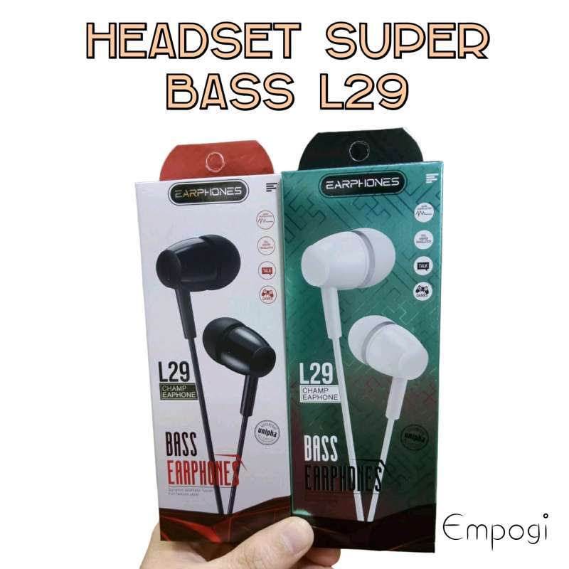 Jual L29 Headset Hf Super Bass Earphone Murah Berkualitas Di