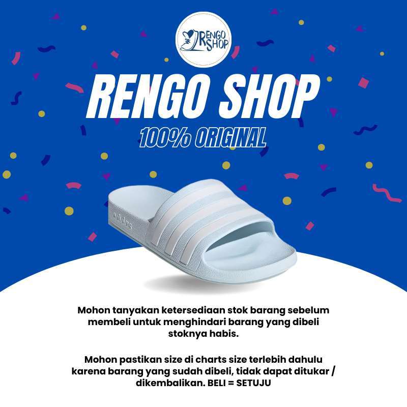 Jual [ori] Sendal Wanita adidas Adilette Aqua Slides Sandals Blue Fy8106 Di  Seller Rengoshop - Kalideres, Kota Jakarta Barat | Blibli