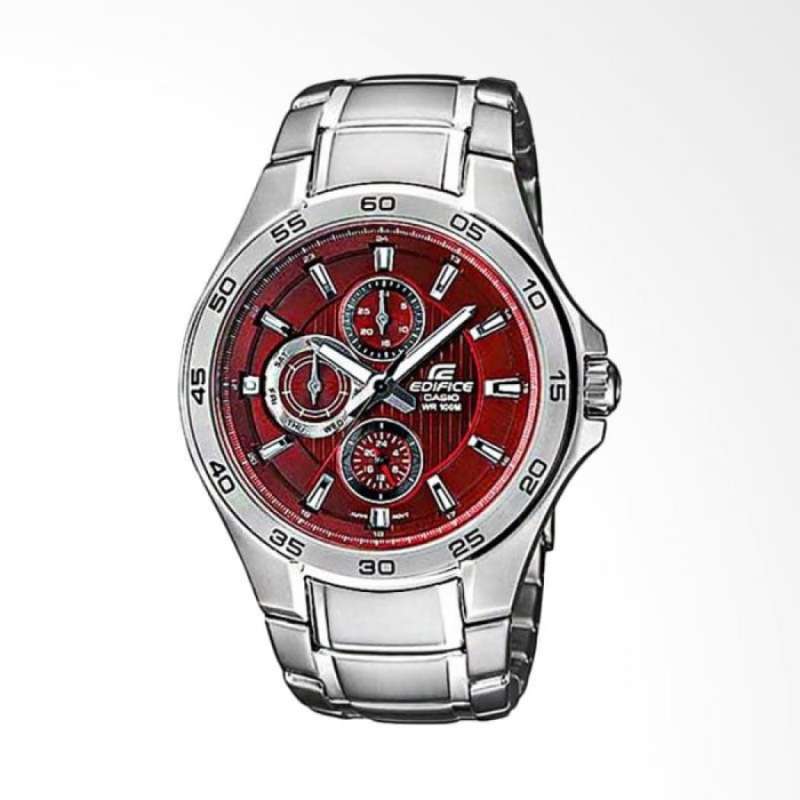 Promo Casio EDIFICE EF 335D 4AVDF Jam Tangan Pria Silver