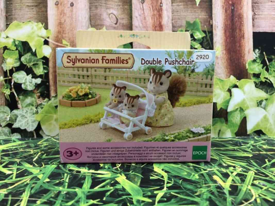 Sylvanian families double pushchair sales