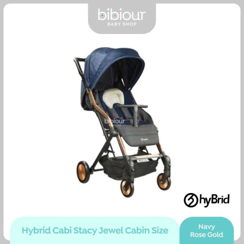 Navy and rose gold pram sales