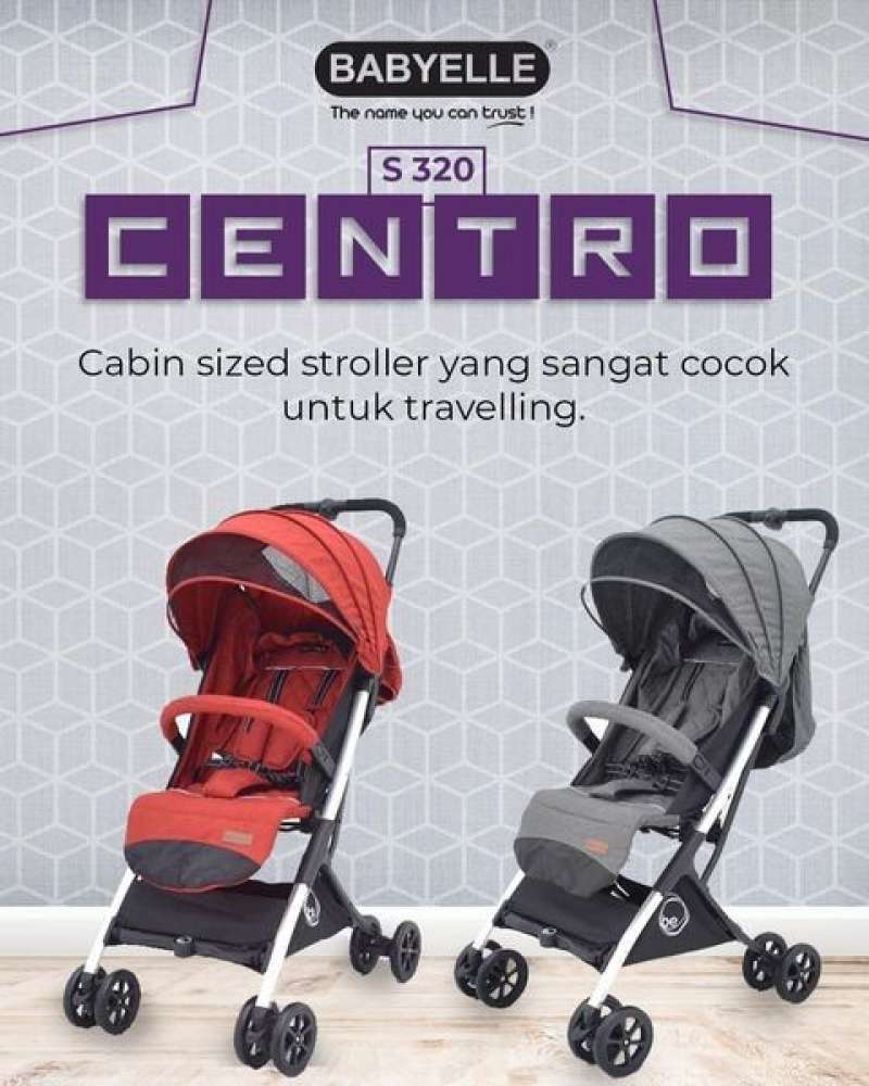 Stroller Babyelle B S S 320 New Centro Kereta Dorong Bayi warna random