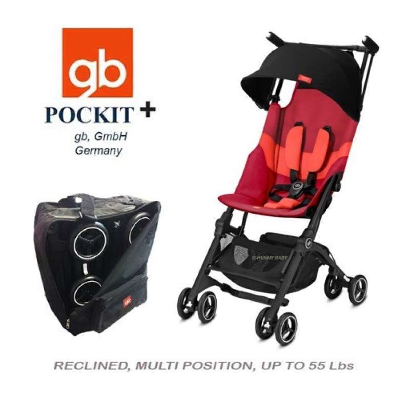Promo Stroller Pockit Plus GB Hitam Diskon 23 di Seller