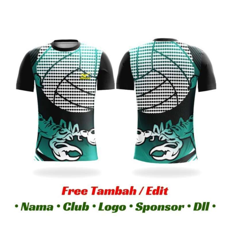Desain kaos volley mizuno shop