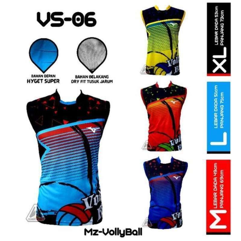 Jual VS 06 VolleyBall Baju Volly Singlet Mizuno Jersey Voli