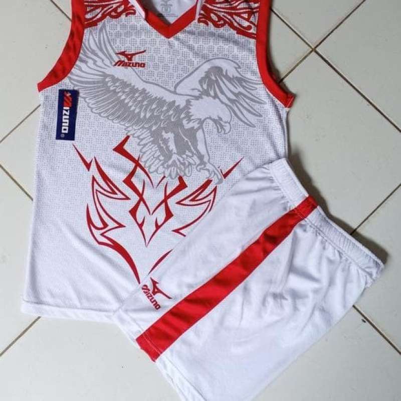 Jersey volleyball mizuno batik outlet