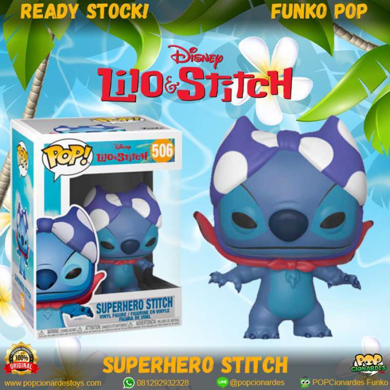 Promo Funko POP Disney Lilo Stitch Superhero Stitch
