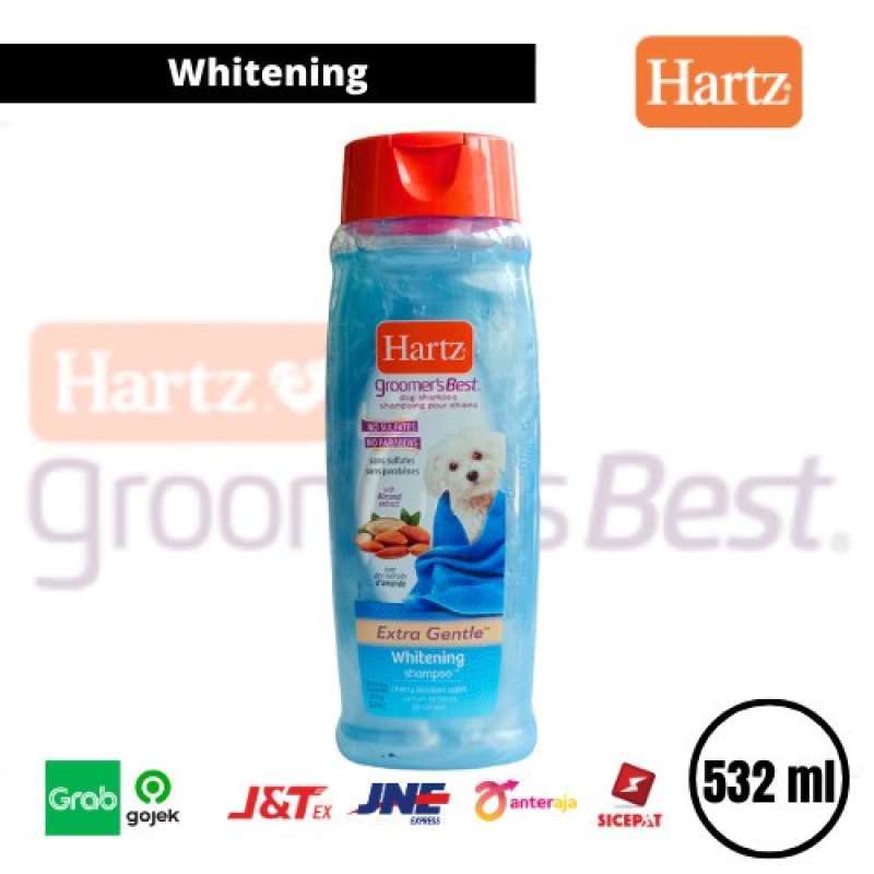 Promo Shampoo Anjing HARTZ Extra Gentle Whitening Shampo 532ml