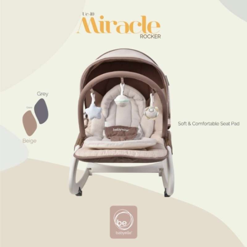 Promo Bouncer Baby Elle BabyElle Miracle Rocker UC 40 Beige
