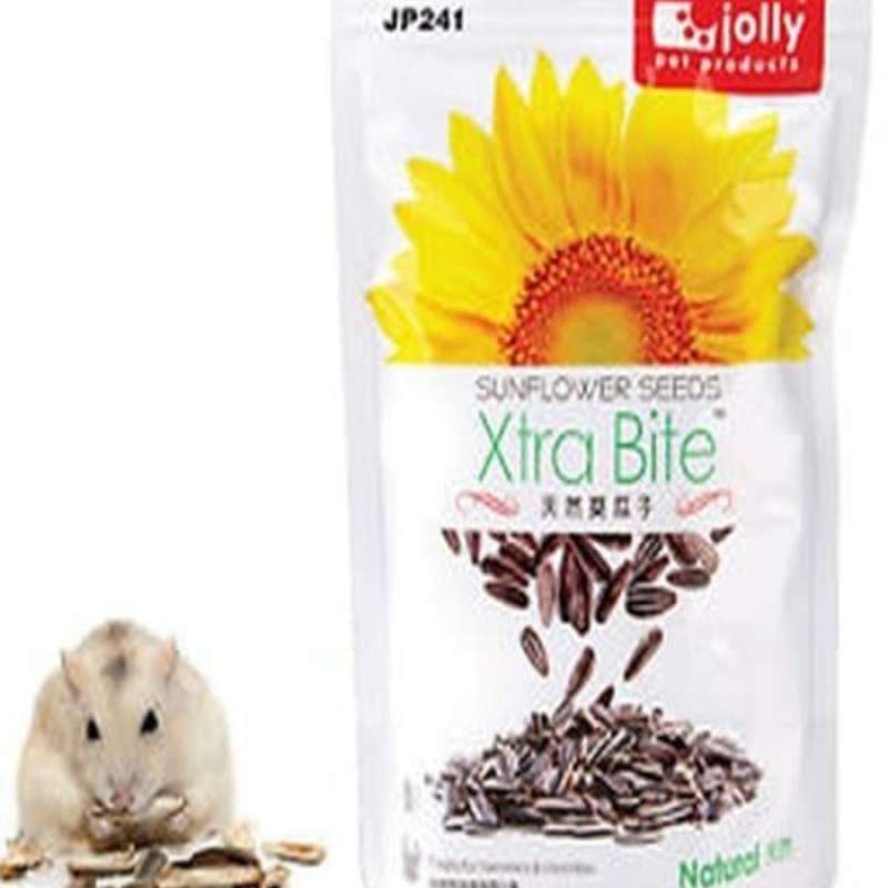 JP241 Jolly Sunflower Seed 180gr Snack Biji Kuaci Chinchilla Hamster