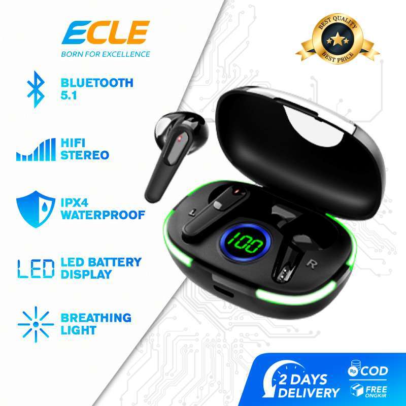 Promo new Launch Tws Bluetooth Earphone 5.1 True Wireless Earbuds Wireless Headphone Bluetooth Waterproof Ipx4 Diskon 31 Di Seller Gudangstock Allse Kota Jakarta Utara Blibli