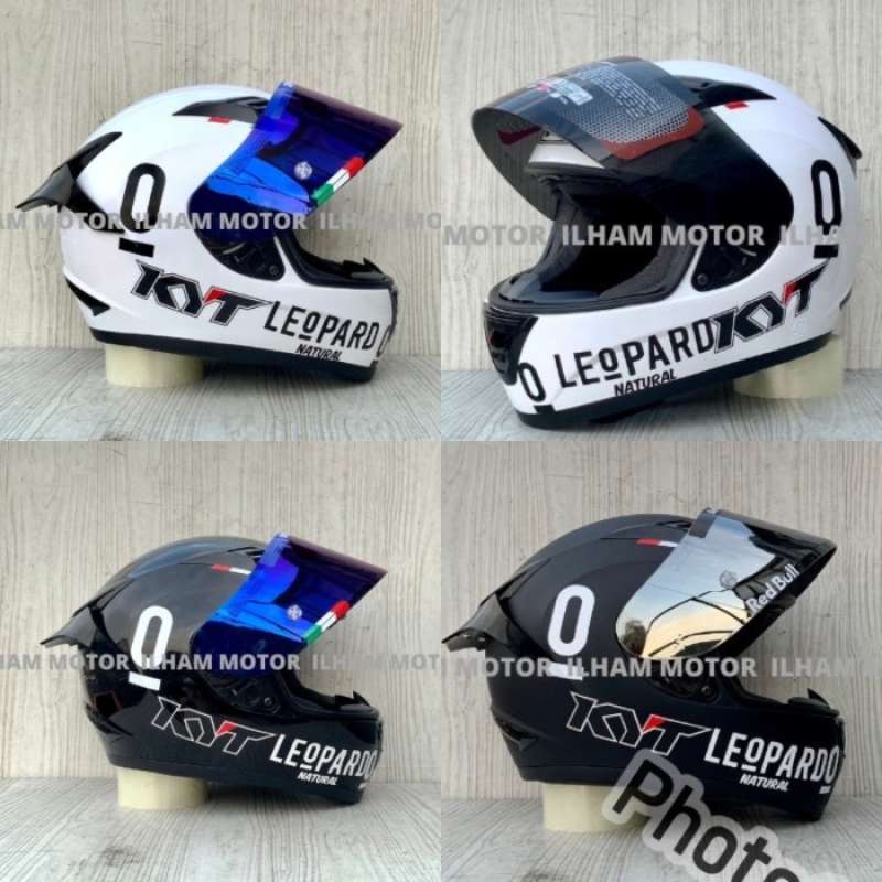 Helm kyt full face outlet leopard