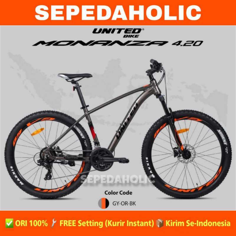 Promo Sepeda Gunung MTB UNITED MONANZA 4.0 4.00 4.2 4.20 27.5