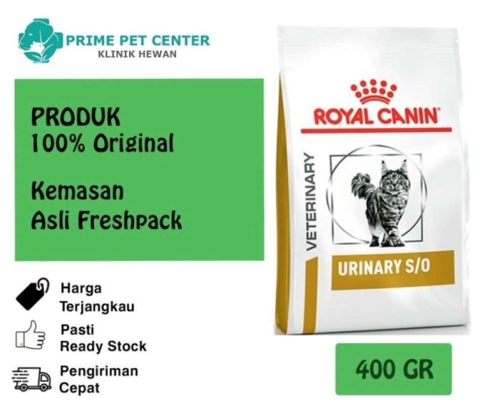 Promo Royal Canin Vet Urinary S O High Dilution Cat 400grm Diskon