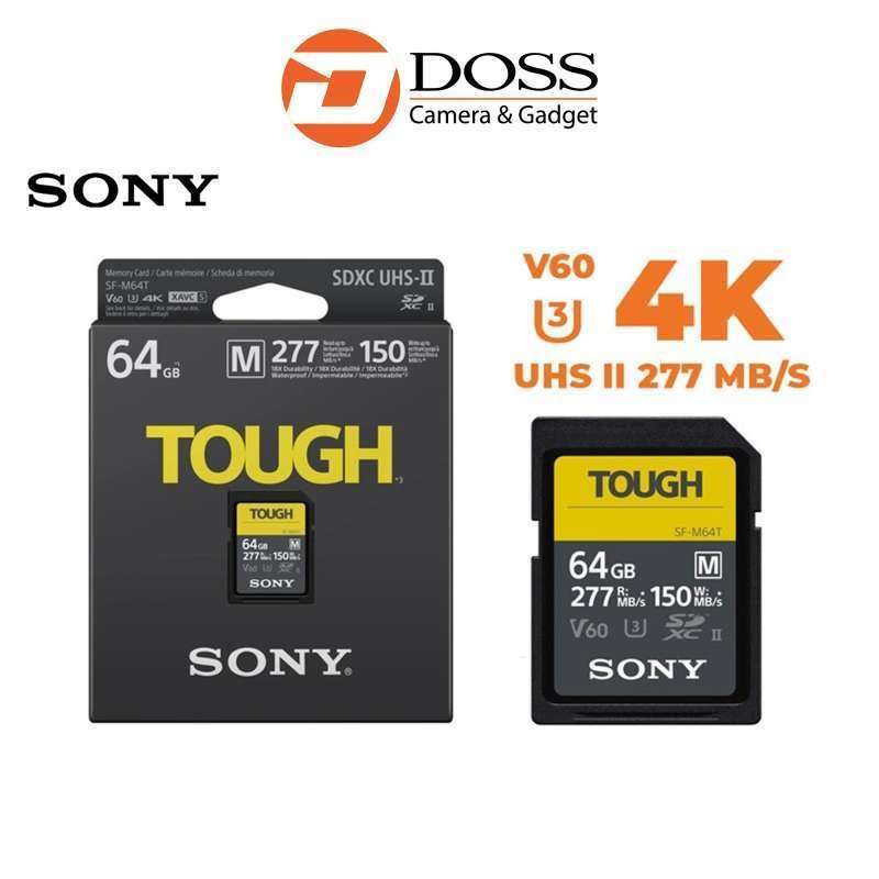 DOSS Sony Memory Card Sony SF-M 64GB Tough Sony SF M 64GB Tough