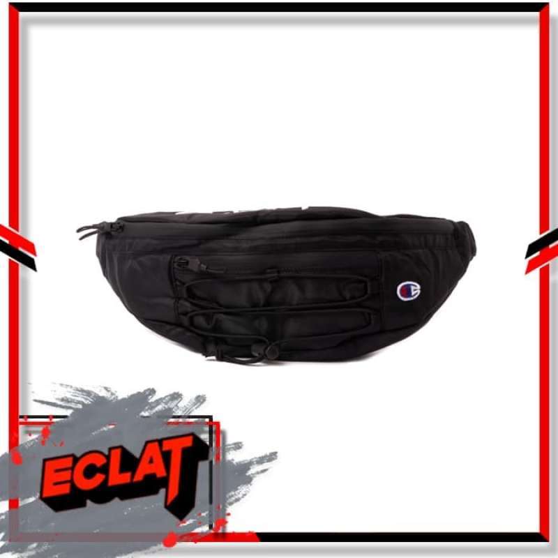 Jual Champion C Life Script Waist Bag Black Original di Seller