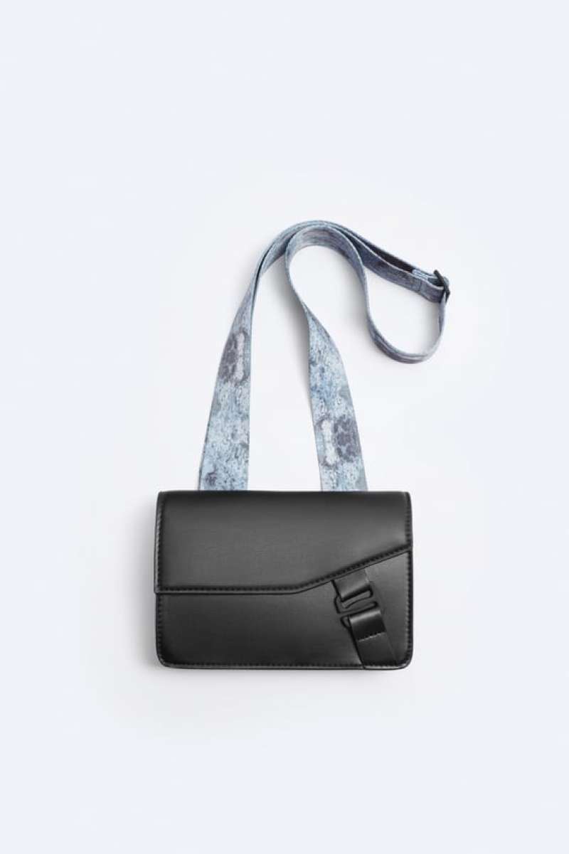 Jual ZARA MAN ORIGINAL STORE 100 MINI CROSSBODY BAG WITH