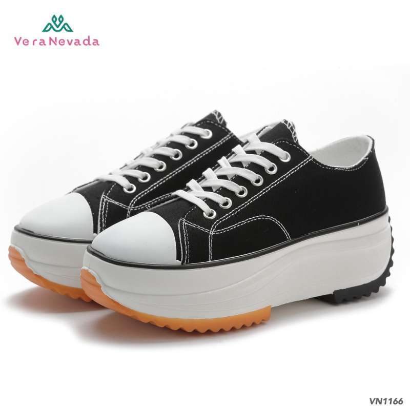 Sneakers wedges clearance wanita