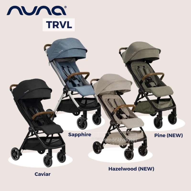 Nuna TRVL Stroller Travel Cabin Kereta Dorong Anak Bayi Enteng Compact