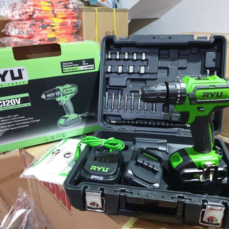 Promo RYU MESIN BOR IMPACT DRILL 20V CORDLESS RCI20V MESIN BOR
