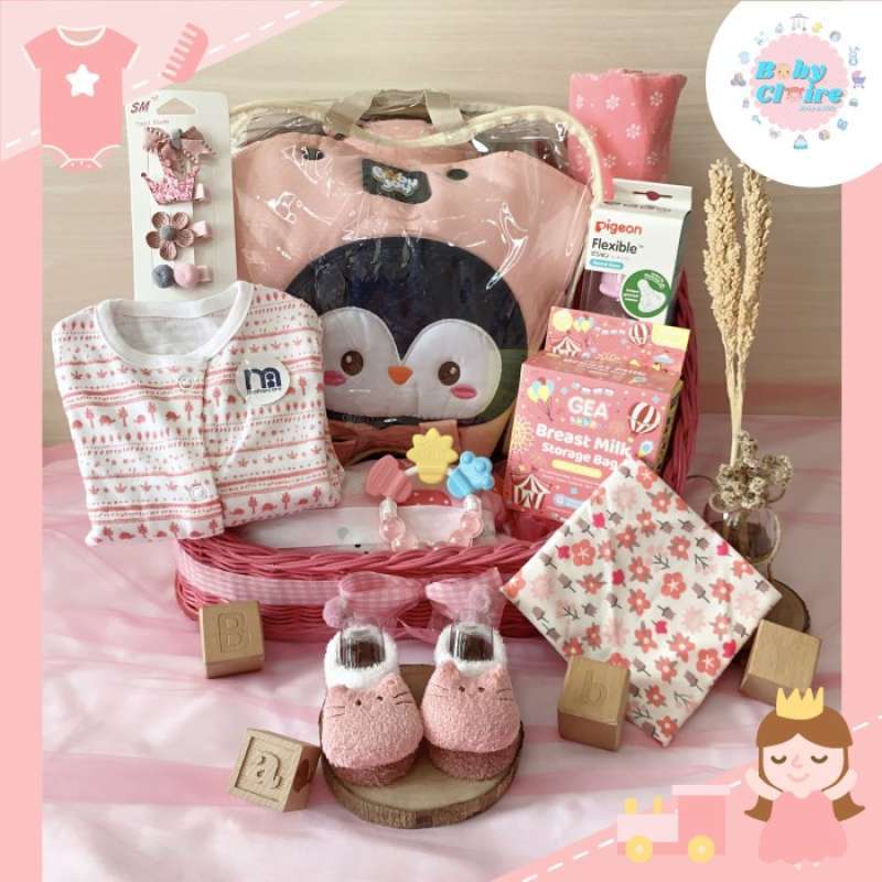Promo Mothercare hampers baby girl set gendongan kado lahiran bayi