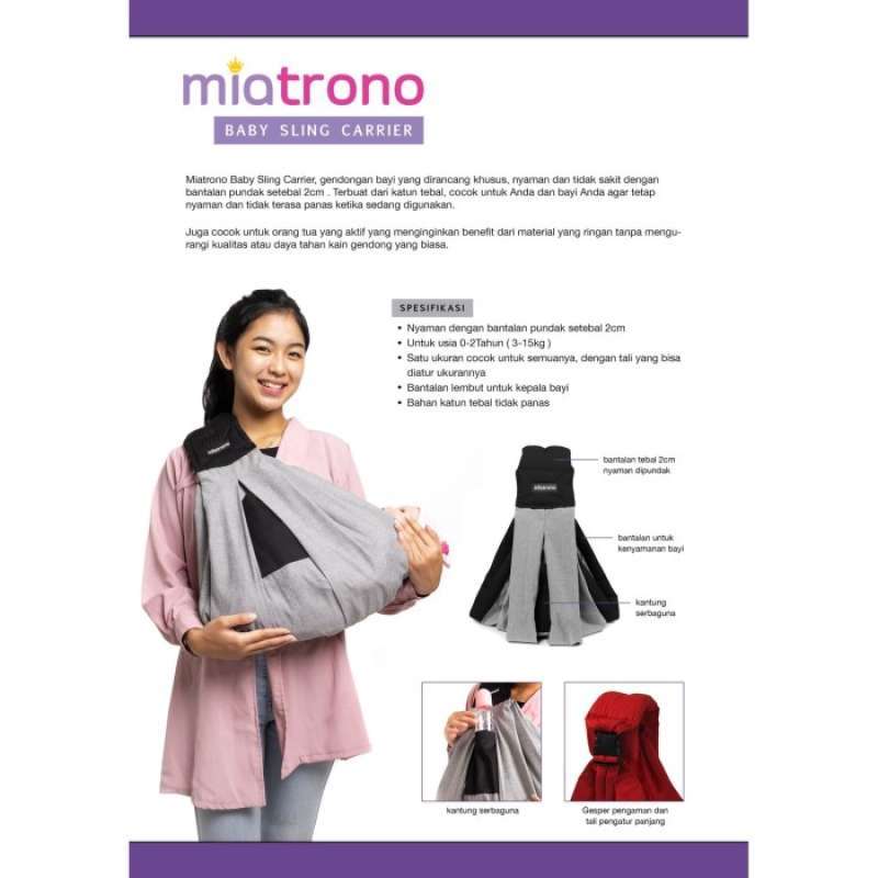 Promo Miatrono Baby Sling Carrier New Color Gendongan Bayi Garnet Garnet Multicolor Diskon 27 Di Seller Nawangshop Harapan Jaya Kota Bekasi Blibli