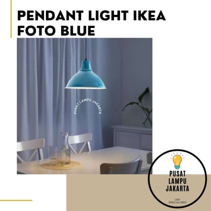 Ikea blue sales pendant light
