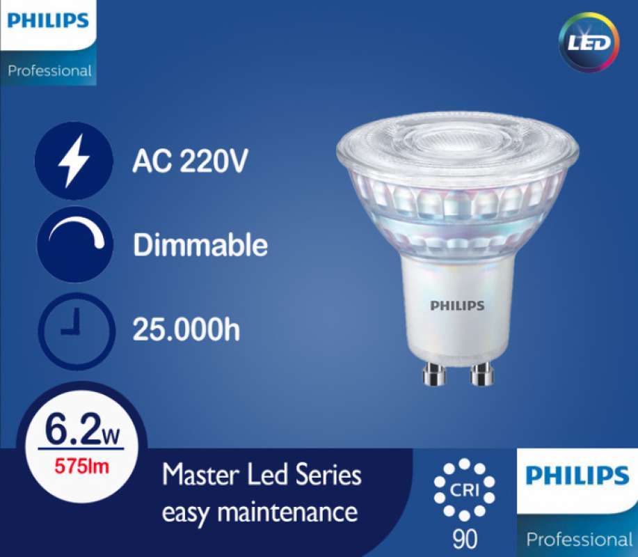 Philips master shop 6.2 w gu10