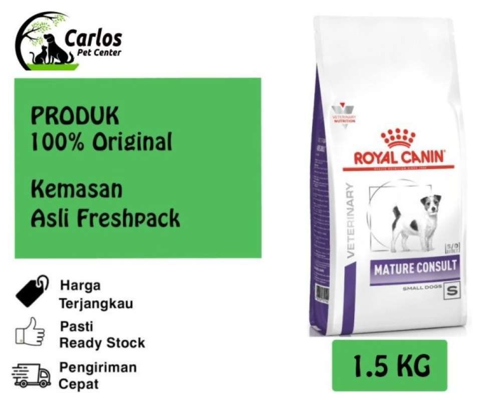 Promo Royal Canin Vet Senior Consult Mature Small Dog 1.5kg