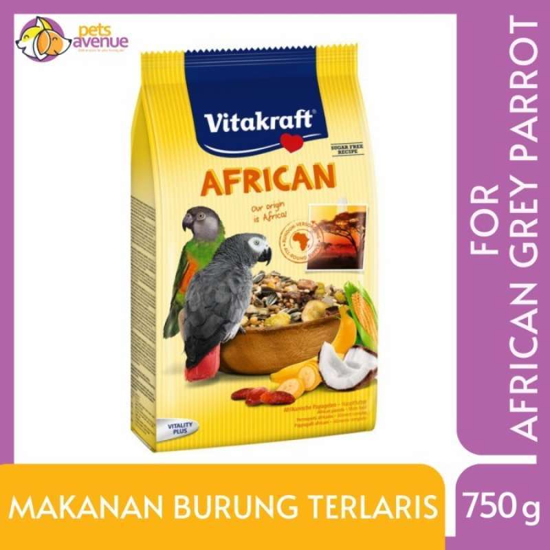 Promo makanan burung Vitakraft AFRICAN GREY PARROT 750gr bird