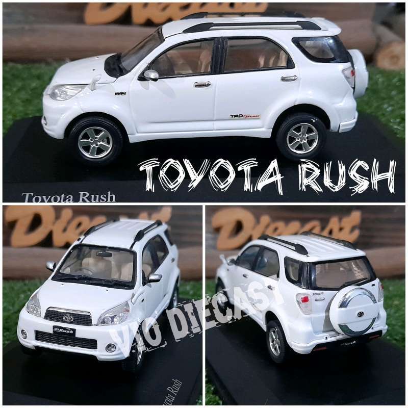 Jual Diecast Miniatur Toyota Rush skala 1 43 di Seller