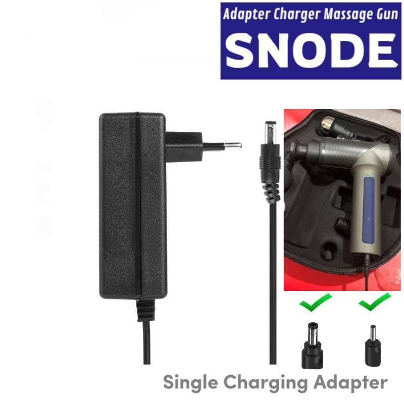 Adapter Charger Snode Massage Gun Adaptor Alat Pijat Muscle