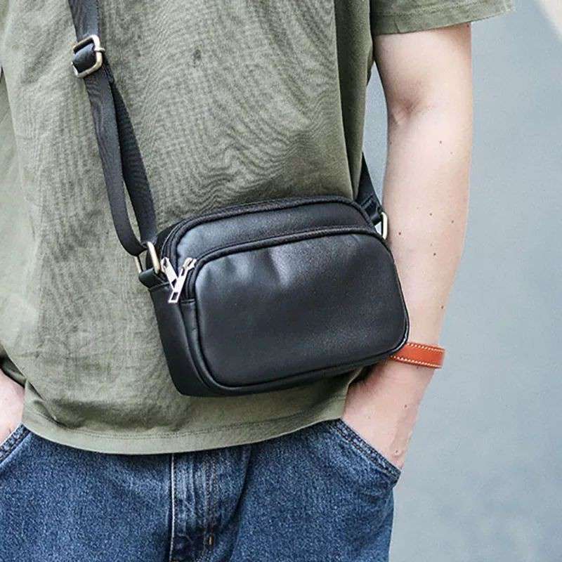 Promo Mivaso Tas Selempang Asli Kulit Tas Pria Kulit Asli