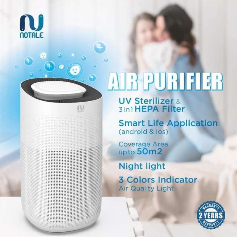 Promo Notale Air Purifier With Hepa Uv Sterilizer Diskon 23 di