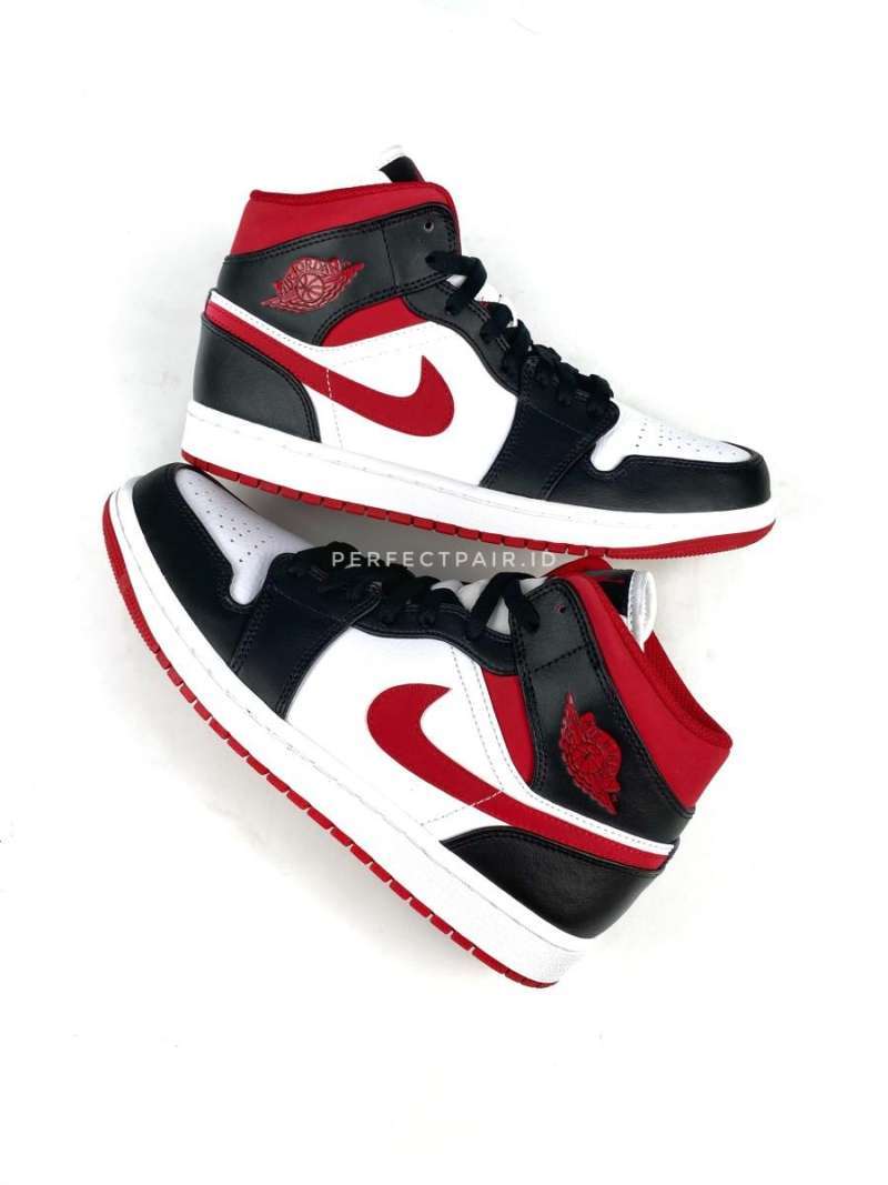 Jual Air Jordan Mid Black Gym Red Metallic Bnib 100% Original