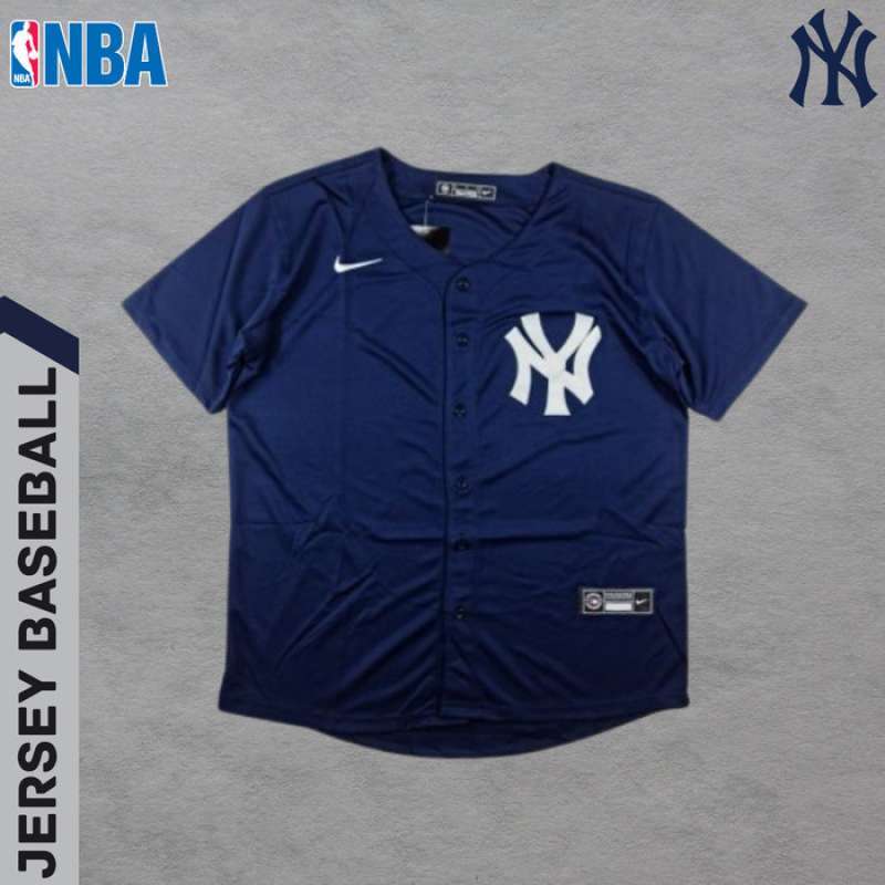 Jual TERLARIS BAJU JERSEY BASEBALL MLB NEW YORK YANKEES NY NAVY