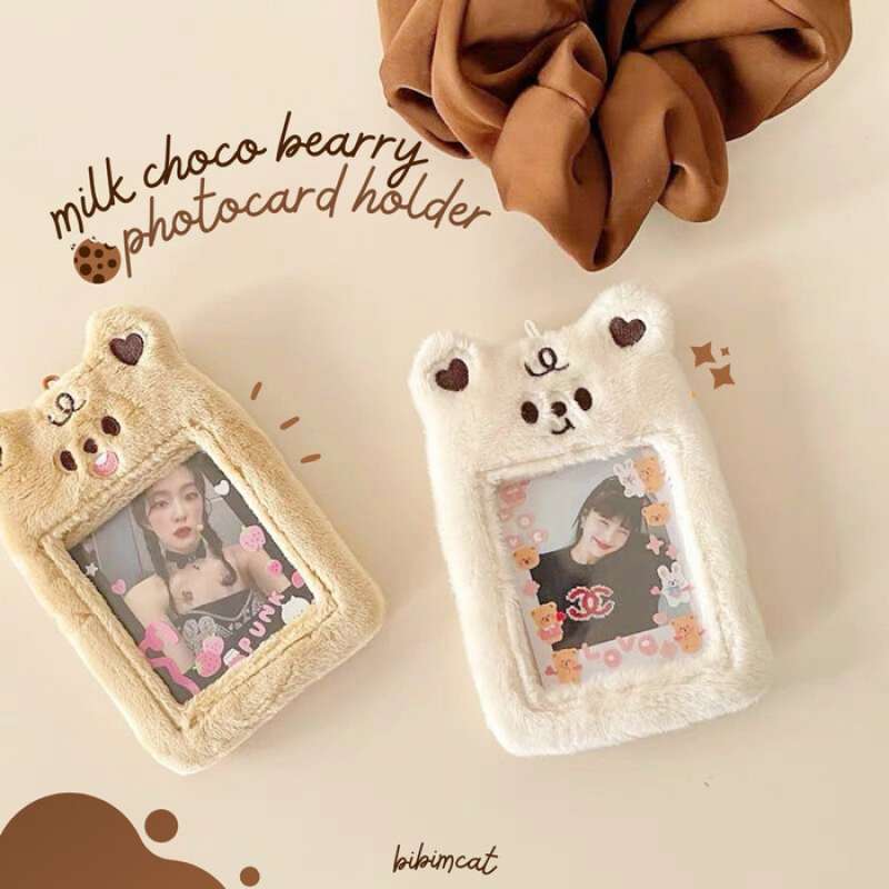 Promo Milk Choco Bearry Photocard Holder / PC Card Holder Diskon