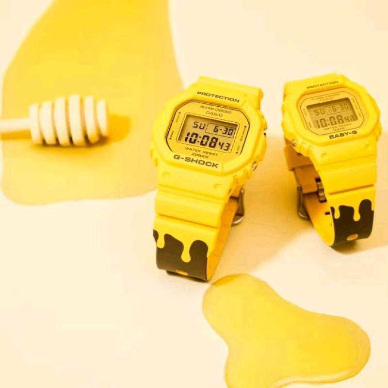 jam tangan couple casio BABY G G SHOCK SLV 22B 9DR