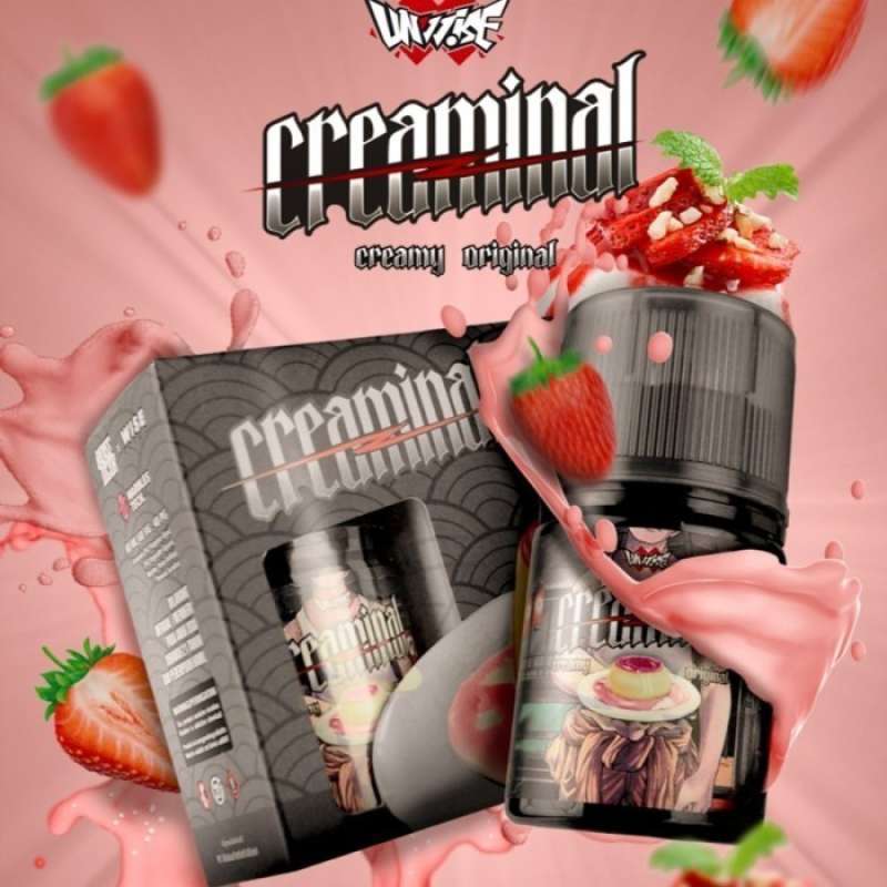 Creaminal Japanese Strawberry Pudding 60ML