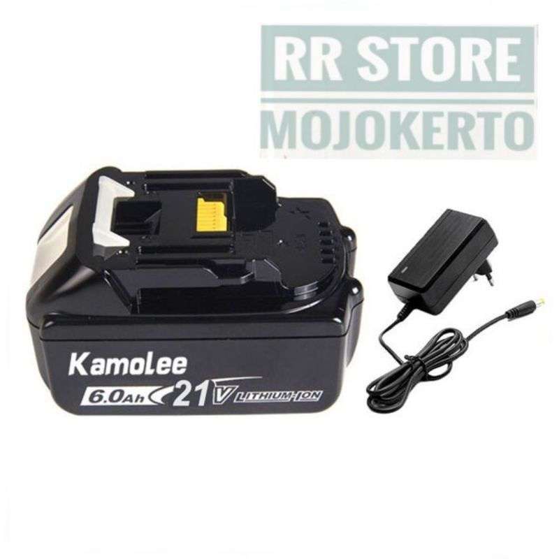 Baterai Kamolee 21v Charger LXT MAKITA