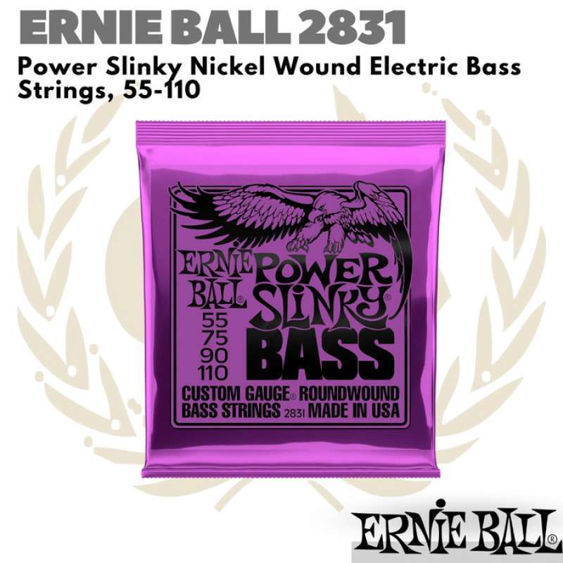 Jual Ernie Ball 2831 Power Slinky Nickel Wound 55 110 Senar Bass