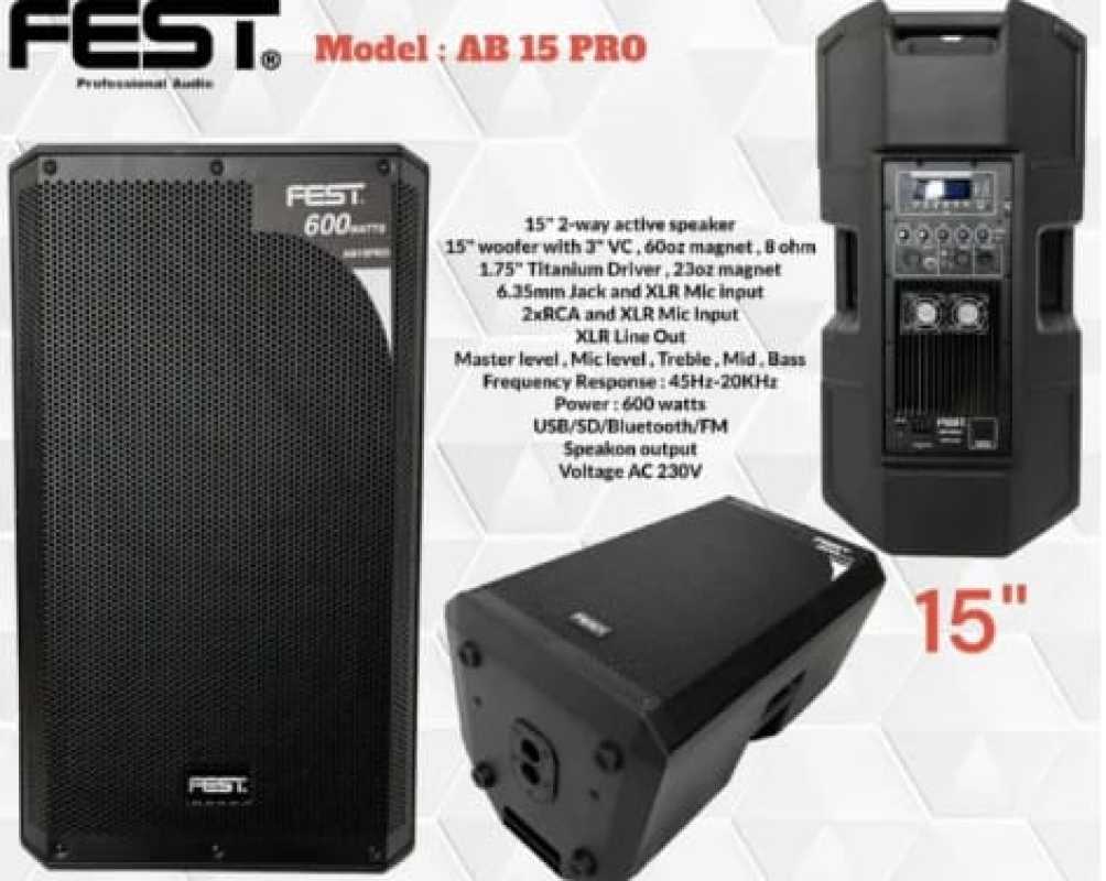 Speaker active 15 inch sale