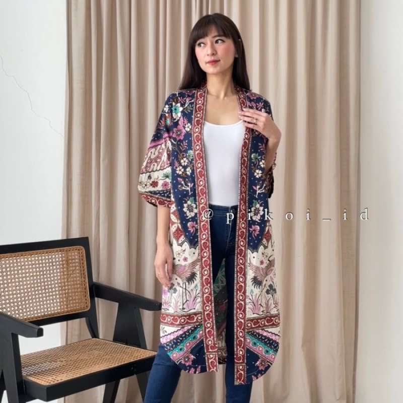 Cardigan batik wanita modern new arrivals