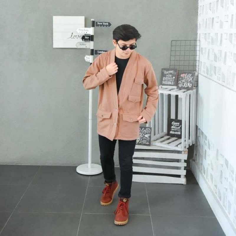 Jual Jaket Cardigan Pria Habibiman Outer Pria Fleece Kasual Tebal Lembut M Mocca Di Seller Supermart Market Cengkareng Timur Kota Jakarta Barat Blibli