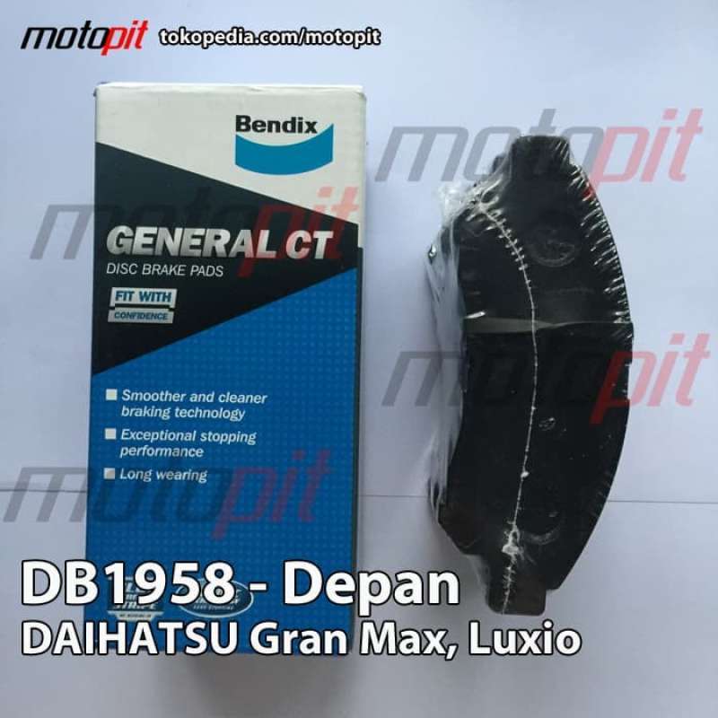 Promo Bendix Kampas Rem Depan Daihatsu Gran Max Luxio DB1958