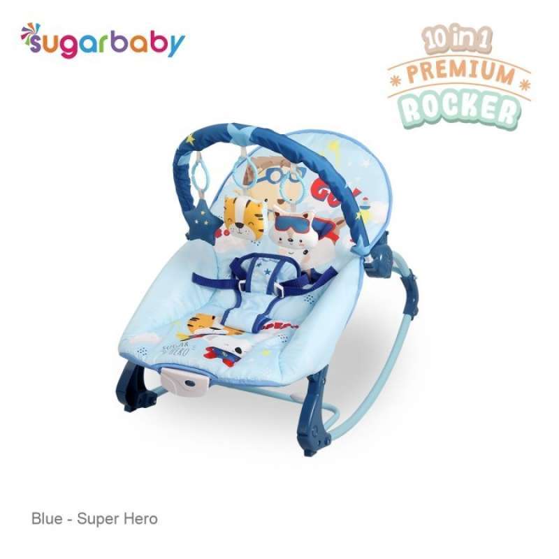 Jual Sugar Baby 10in1 Premium Rocker Baby Swing Baby Bouncer