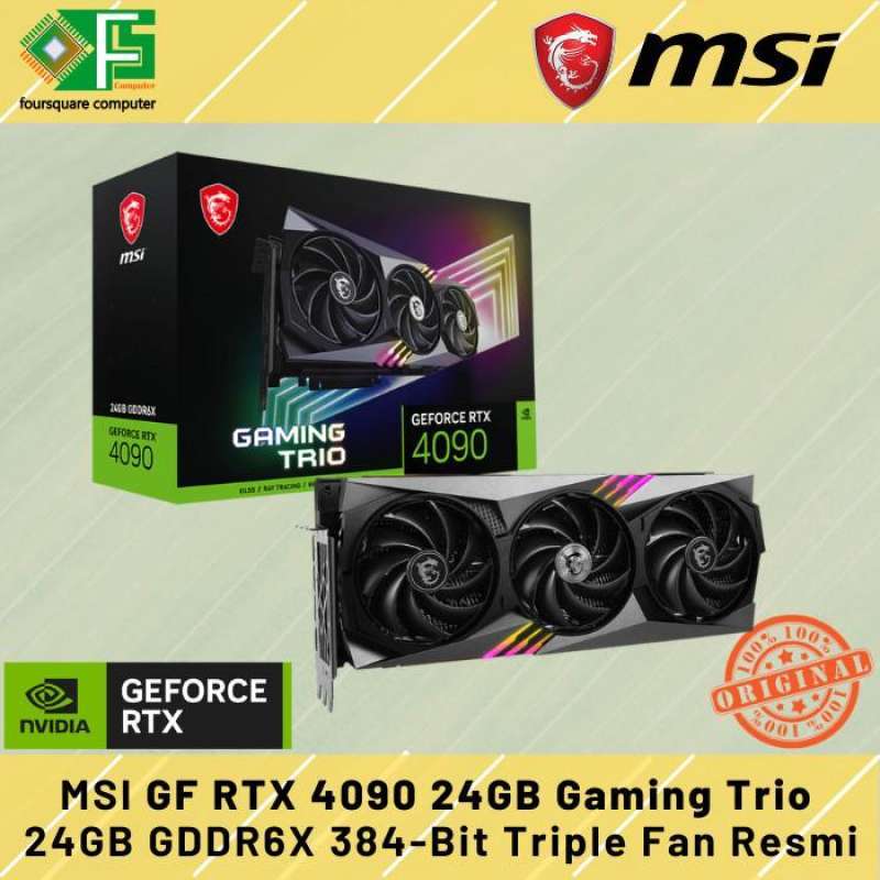 Jual VGA Msi Geforce Rtx 4090 Gaming Trio 24gb Gddr6x 384-bit