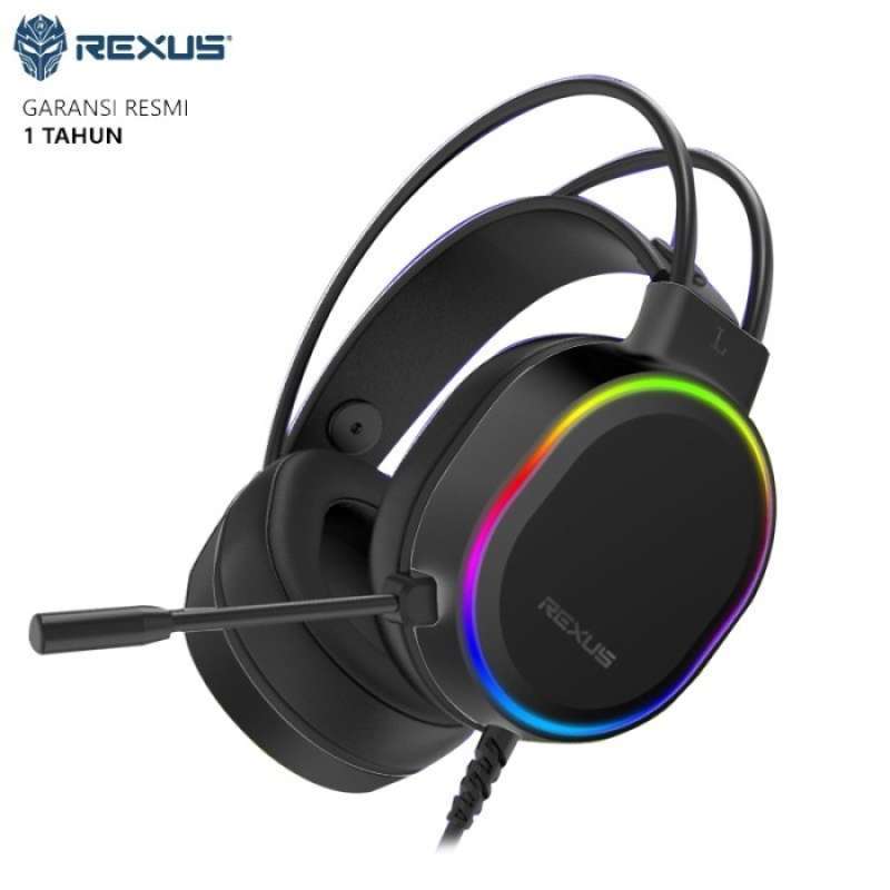 Terbaik Headset Gaming Rexus Wired Usb 7.1 Rgb Thundervox Hx9 Headphone Hx 9 Promo