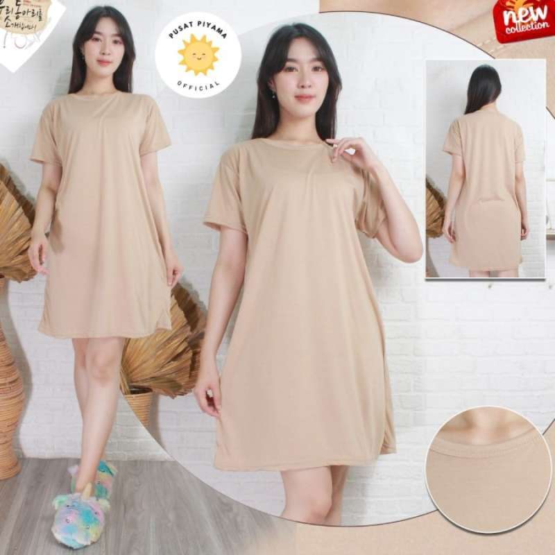 Dress kaos top polos