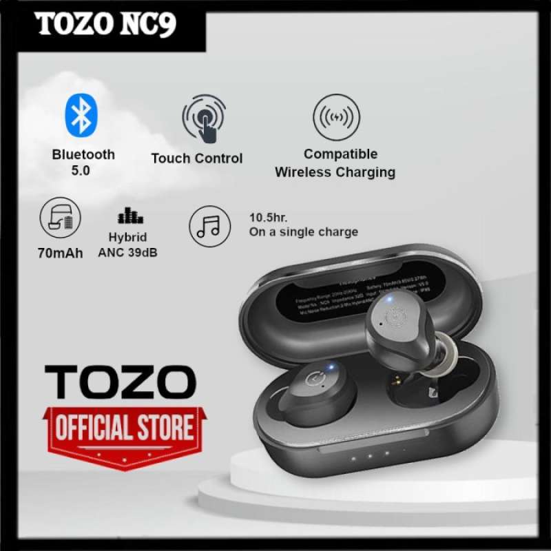 Promo Tozo Nc9 Tws Hybrid Anc Stereo Wireless Earbuds Wireless Charging Ipx6 Diskon 33 Di Seller Mba Ayu Tugu Selatan Kota Jakarta Utara Blibli